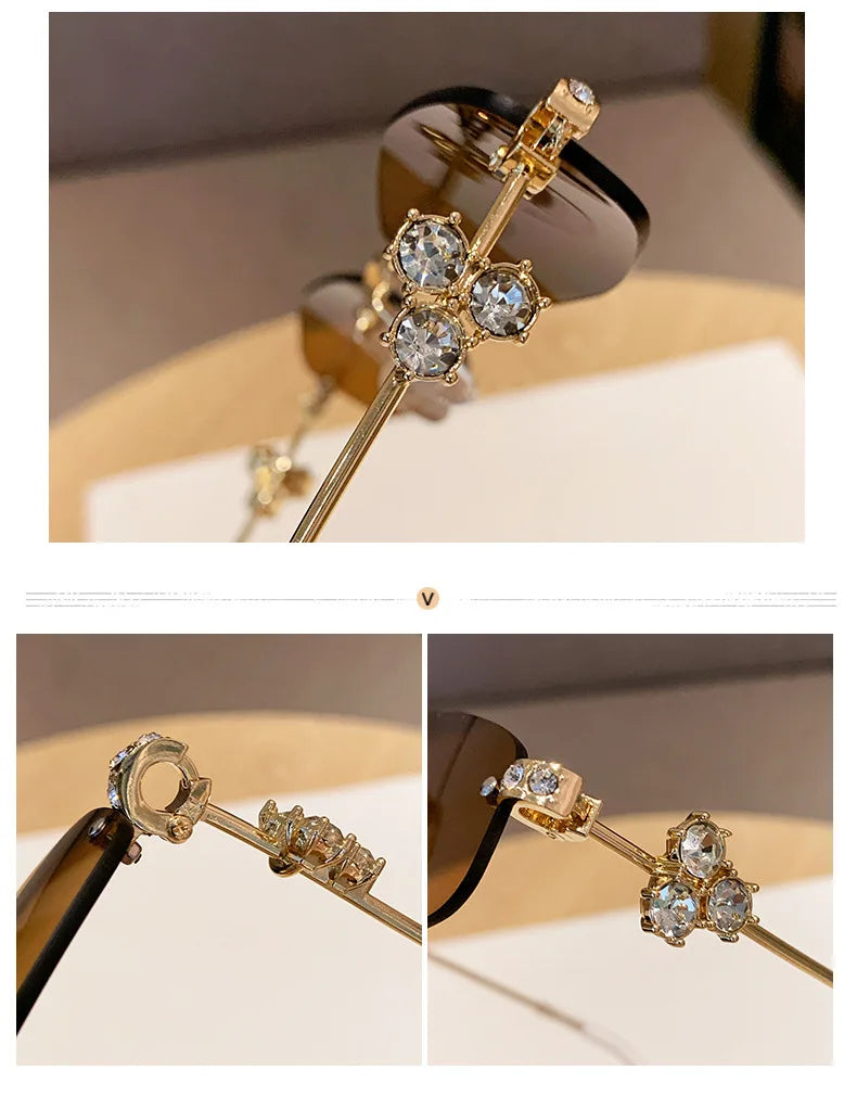MerlX™ |  New Fashion Rhinestone Luxury Sun Glasses For Woman