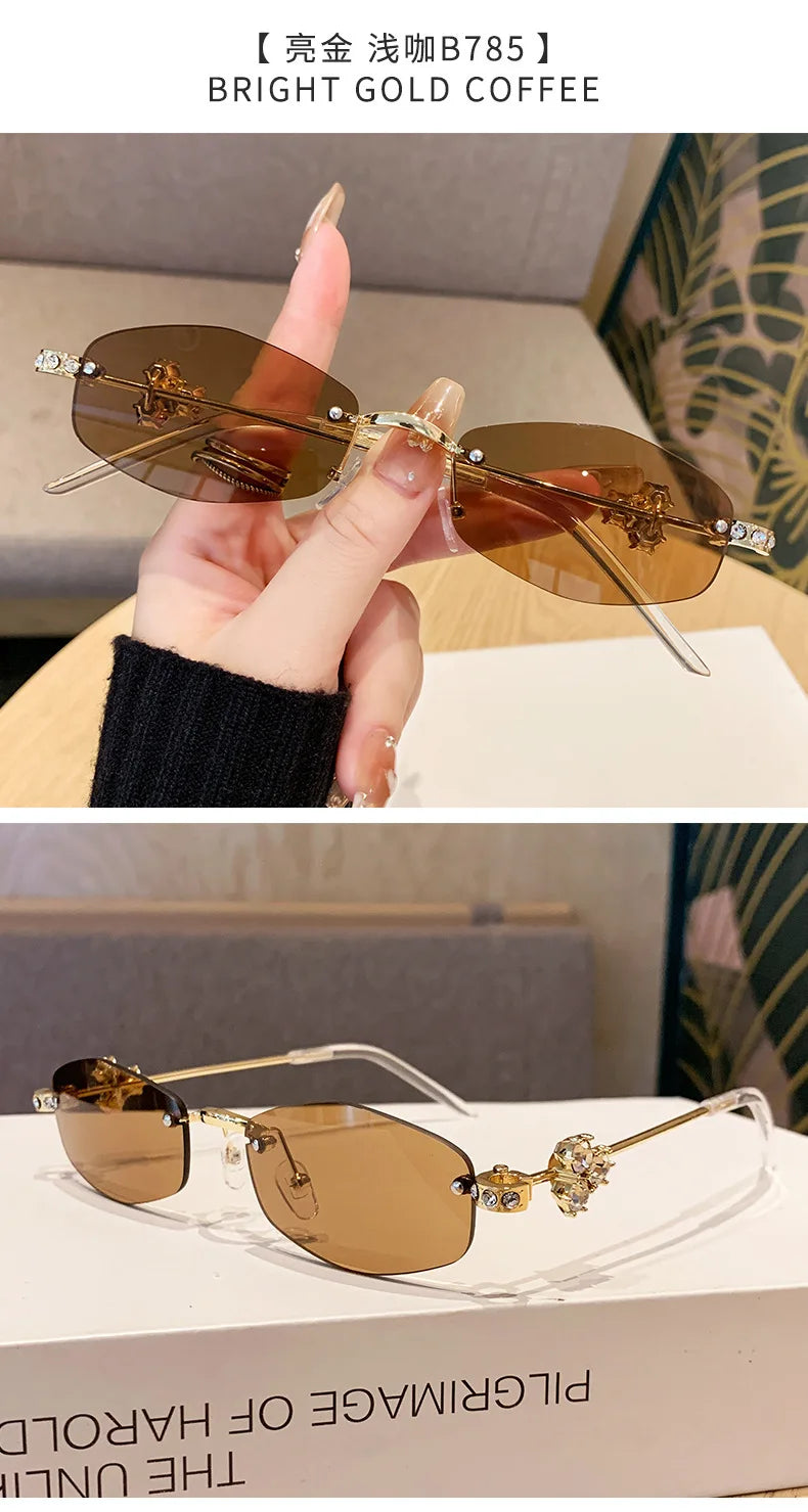 MerlX™ |  New Fashion Rhinestone Luxury Sun Glasses For Woman